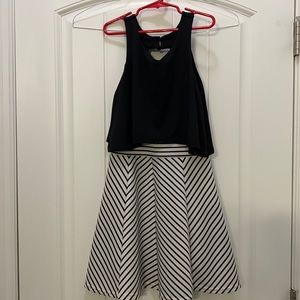 Black and white sundress